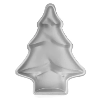 Image of Chabrias Ltd Professional Silver Aluminium UK Made Bakeware (Christmas Tree Cake Tin)