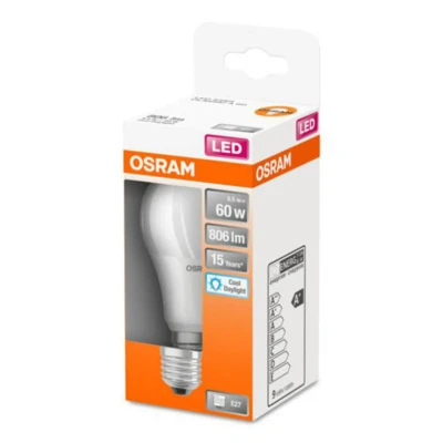 Image of OSRAM LED bulb Classic A E27 8W 6,500K matt