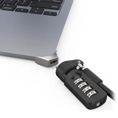 Image of Compulocks MacBook Air The Ledge Lock M2 and M3 T Slot with Combination Security Cable