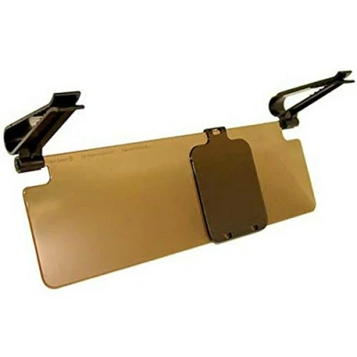Image of MSA Car Anti Glare Sun Shade Dazzle Blocker Visor Mirror View Day Night Driving With Slider