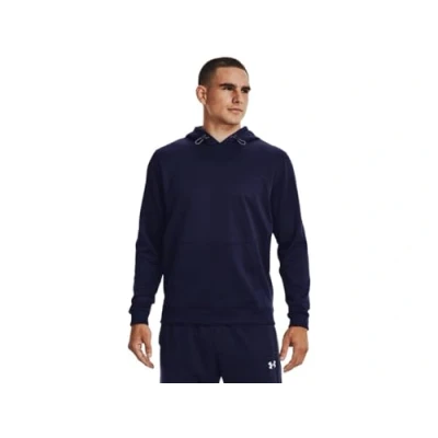 Image of Under Armour Mens Fleece Storm Hoodie, Color Midnight Navy (410), Size: XXX Large