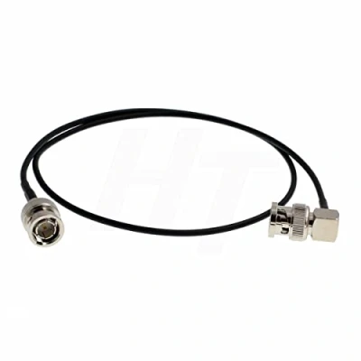 Image of HangTon 3G HD SDI BNC Video Coaxial Cable for Teradek Atomos Portkeys ALEXA DSMC2 Camera Monitor Transmitter, Black Shielded RG174 15cm