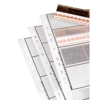 Image of Negative Sleeves made of Glassine, 4 strips for 6x6 negatives, 25 pieces