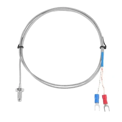 Image of K Type Thermocouple, M6 Screw Fine Thread 0 400℃ Thermocouple Sensor Wire Replacement