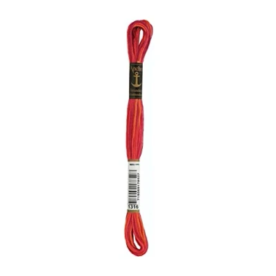 Image of Anchor Embroidery Thread, Cotton, 01316 Multicolor