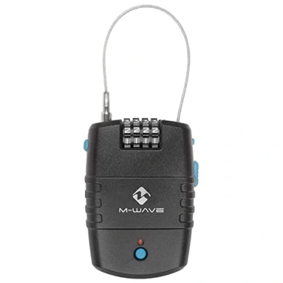 Image of M Wave Lock&#039;n&#039;roll alarm lock, black, one size