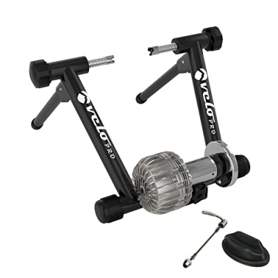 Image of Velo Pro Fluid Turbo Trainer Variable Resistance Quiet Indoor Bike Flywheel for Road &amp; Mountain Bicycles Stationary Exercise Stand Real Feel 26&quot; 29&quot;, 700C Wheels
