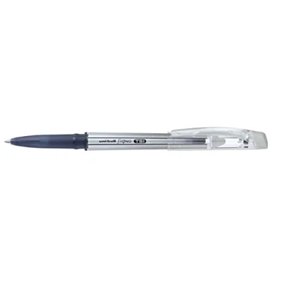 Image of uni ball TSI Erasable UF 220 Ink Rollerball Pen Black, Pack of 12