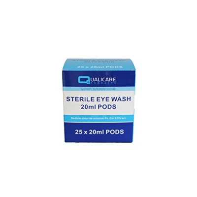 Image of Qualicare QE0711 Eye Wash Pods 20ml (25) (Box25)