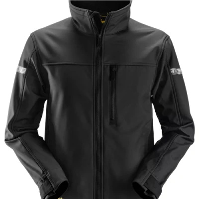 Image of Snickers AllroundWork Softshell Jacket Black/Black XXXL