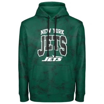 Image of FOCO NFL Men&#039;s Officially Licensed Big Logo Wordmark Camo Performance Game Day Team Color Pullover Sweatshirt Hoodie, New York Jets Green, X Large