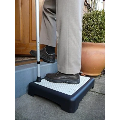 Image of E Fast Outdoor Half Step Anti Slip Door Mobility Disability Elderly Walking Aid Platform, for Disabled,