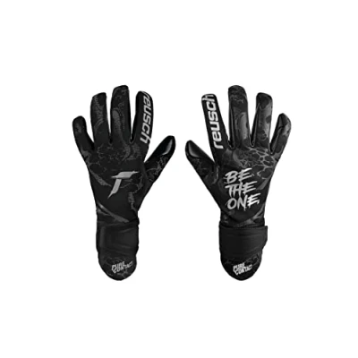 Image of Reusch Pure Contact Gold Unisex Goalkeeper Gloves with Inner Seam Cut and Grip Covering, Suitable for All Pitch Surfaces, 8.5