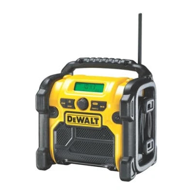 Image of DEWALT DCR019 QW Radio Compacto XR, Black/Yellow EU 2 pin version