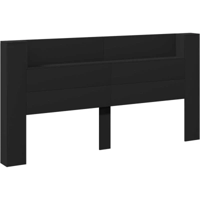 Image of vidaXL Headboard Black 200 x 16.5 103.5 cm Engineered Wood