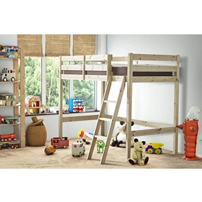 Image of STRICTLY BEDS&amp;BUNKS Oscar High Sleeper Loft Bunk Bed, 2ft 6 Single