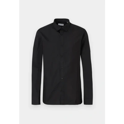 Image of Jack &amp; Jones Jjjoe Plain Formal shirt, Men&#039;s, Size: Medium, Black