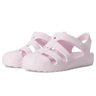 Image of Crocs Unisex Kids Classic Fisherman K Sandal, Pink Milk, 6 UK