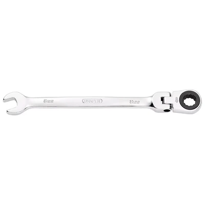 Image of Draper HI TORQ� Metric Flexible Head Ratchet Combination Spanner, 8mm