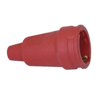 Image of Kopp 180912005 Protective Contact Rubber Coupling with Kink Protection Sleeve Red