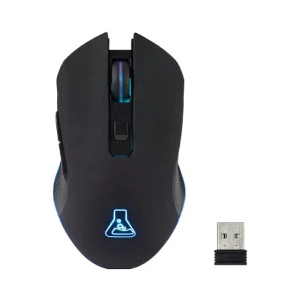 Image of The G Lab Kult Helium Wireless Gaming Mouse for PC Gamer, Rechargeable 3200 Dpi, 7 Colors Backlit Mouse, PC/PS5/Xbox (Wireless)