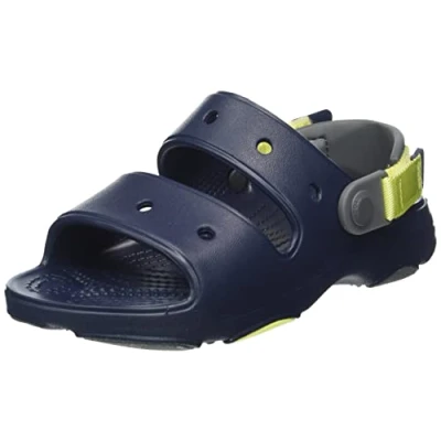 Image of Crocs Classic ALL Terrain Pool slides for kids, Size: 12K, Navy Synthetics