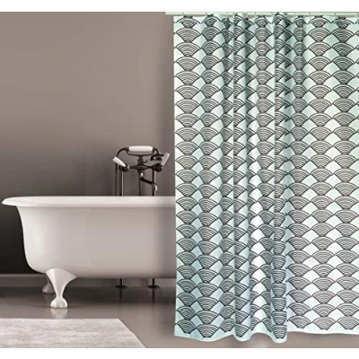 Image of MSV Shower Curtain, Grey Brown, Unique