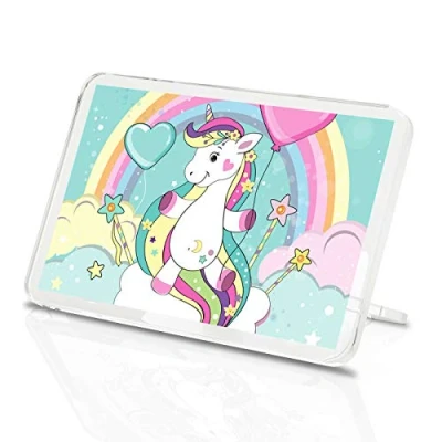 Image of 1 x Fridge Magnet Awesome Unicorn Classic Rainbow Balloon Kids 14742