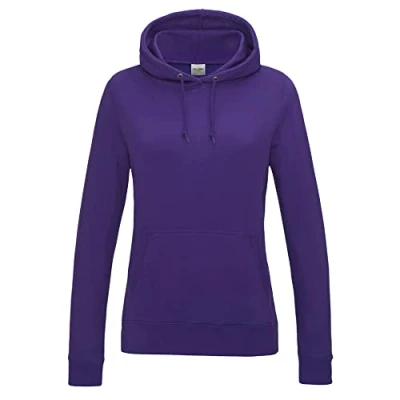 Image of AWDis Women&#039;s Girlie College Hoodie, Purple, 14 (Manufacturer Size:Large)
