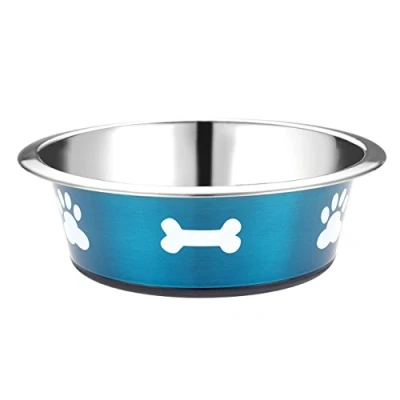 Image of Classic Pet Products Posh Paws Dish, 1600 ml, Blue