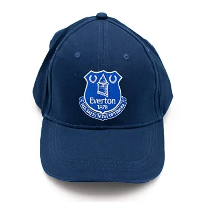 Image of Everton Official Navy Blue Adult Baseball Cap EFC Gift