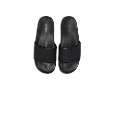 Image of Hummel HML LEAD Unisex Pool slides, Size: 3.5, Black shoes