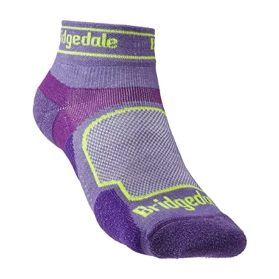 Image of Bridgedale TRAIL RUN Ultralight T2 Coolmax Sport Low Women&#039;s Medium Purple