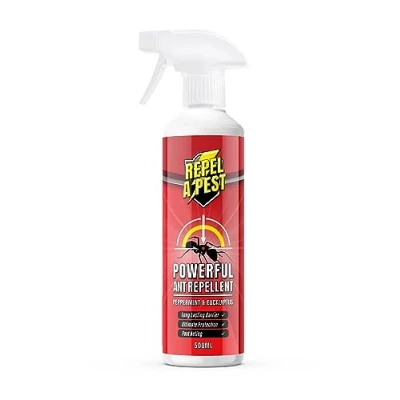 Image of Repel A Pest Ant Repellent Deterrent Spray Natural Eco Friendly Control for Indoors and Outdoors Contains Eucalyptus, Peppermint &amp; Geraniol 500ml
