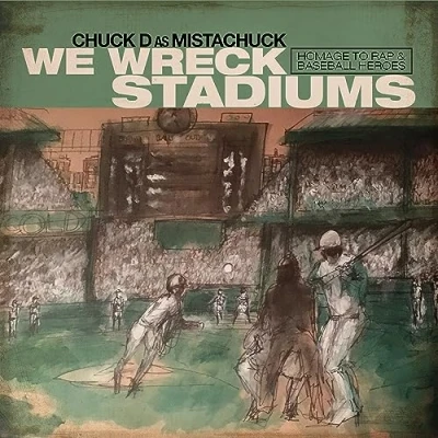 Image of Chuck D We Wreck Stadiums Coke Bottle Clear vinyl Shrink 2023 USA LP SS2092LV