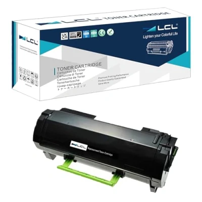 Image of LCL Compatible Toner Cartridge 522 52D2000 52D200E 522E (1 Black) Replacement for Lexmark MS812 MS812de MS812DN MS812DTN