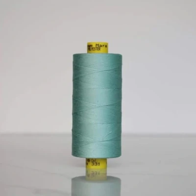 Image of Gutermann Mara 120 All Purpose Polyester Sewing Thread 1000m Spool, UV Resistant, Silky Shine, Tear &amp; Abrasion Resistant Perfect for Machines or Hand Sewing/Colour 331
