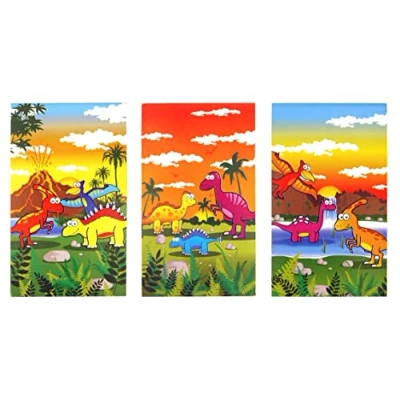 Image of 48 mini dinosaur notebooks non spiral childrens party bag filler PTY