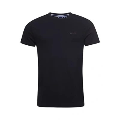 Image of Superdry Men&#039;s Vintage Logo Emb Tee T Shirt, Black Black, XXL