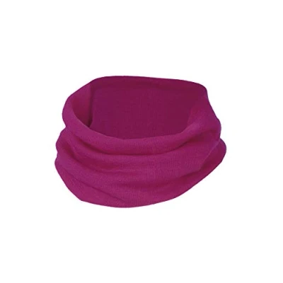 Image of Engel Natur, Childrens Tube Scarf, 70% Organic Wool, 30% Silk (Raspberry)