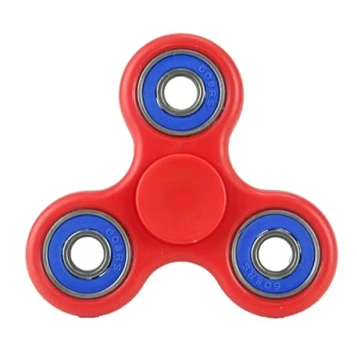 Image of Christmas Concepts® Exclusive Red &amp; Blue Fidget Hand Spinner Stress Reducer, Relief, Autism Spin Time 1 3 Minutes