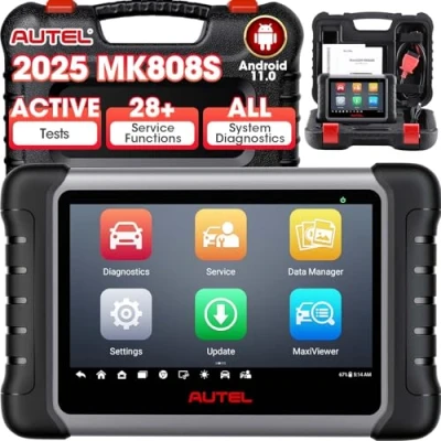 Image of Autel MaxiCOM MK808S Scanner, 2024 Full Bidirectional Tool Same as MK808BT Pro MX808S, 28+ Resets, Active Test, All System Diagnostic, Injector Coding, Android 11