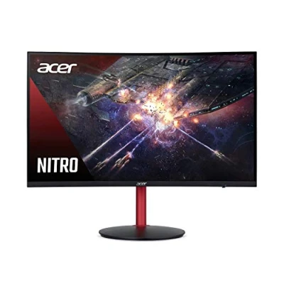Image of Acer Nitro XZ272 Pbmiiphx 27&quot; 1500R Curved Zero Frame Full HD (1920 x 1080) Gaming Monitor with AMD Radeon FreeSync Technology, 165Hz, VESA Certified DisplayHDR 400, (Display Port &amp; 2 HDMI Ports)