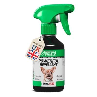 Image of DogEx Plus Natural Dog Repellent &amp; No Chew Spray for Dogs Puppies, Pet Safe, Non Toxic Stop Chewing, Biting, Marking Scratching Protect Doors, Fences, Carpets, Gardens, Sofas Made in Germany