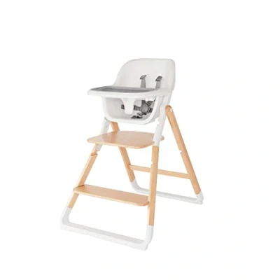 Image of Ergobaby Evolve high Chair Ergonomic 2 in 1 Set for Babies from 6 Months, Baby incl. 5 Point Harness, Children with Adjustable seat, Natural Wood