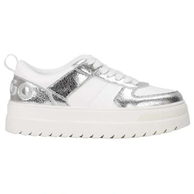 Image of HUGO Women&#039;s Lyssa_Tenn_pucrk Sneaker, Open White, 7 UK