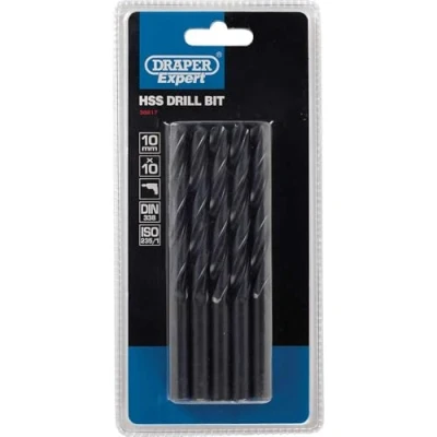 Image of Draper HSS Drill Bit, 10.0mm (Pack of 10)