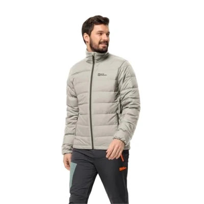 Image of Jack Wolfskin Men&#039;s Ather Down JKT M Jacket, Seal, L