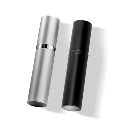 Image of VVGAOGES Perfume Atomiser,Portable Refillable Empty Spray,Mini Bottles for Travel 5ml (Black &amp; Grey)