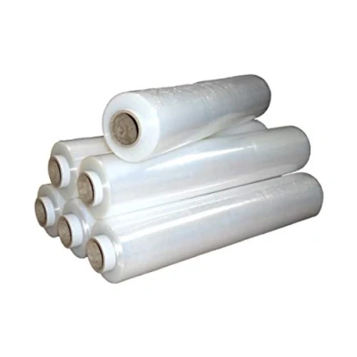 Image of REALPACK® 1 X QUALITY FLUSH CORE CLEAR PALLET STRETCH WRAP STRONG SHRINK FILM SIZE 400mm 300m IDEAL FOR FREE FAST DELIVERY